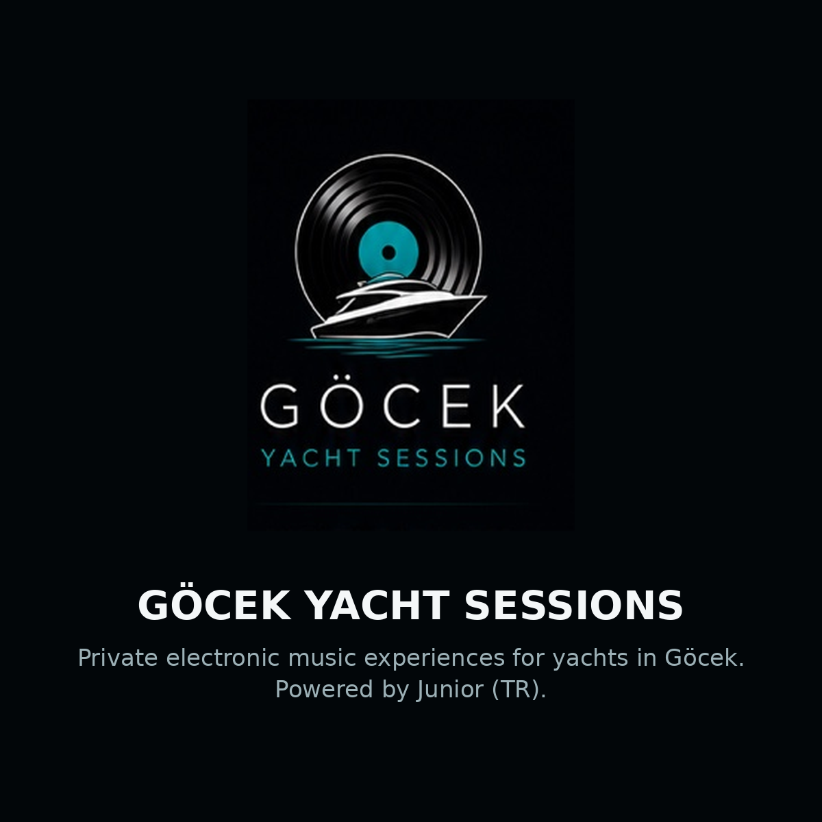 Göcek Yacht Sessions - Junior (TR) ile Göcek'te yatlarda özel elektronik müzik deneyimi
